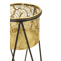 Glam Set of 2 DRAK Vase Holders 21X20X46-18X18X32 cm - Iron