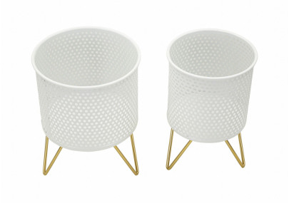 Glam GASPY Vase Stand Set 2 pcs Ø 16X20-13X20 cm - Iron