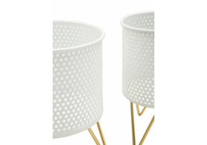 Glam GASPY Vase Stand Set 2 pcs Ø 16X20-13X20 cm - Iron