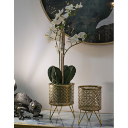 Glam CECI Vase Stand Set of 2 Ø 16X20-13X20 cm - Iron