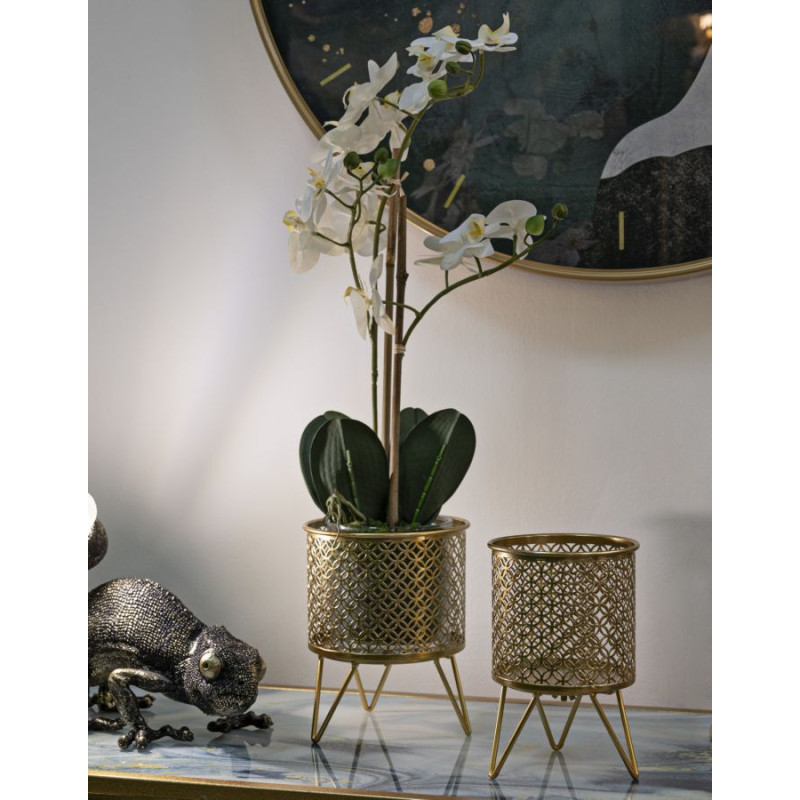 Glam CECI Vase Stand Set of 2 Ø 16X20-13X20 cm - Iron