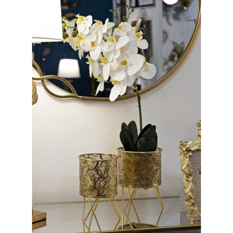 Glam NATY Vase Stand Set 2 pcs Ø 16X20-13X20 cm - Iron