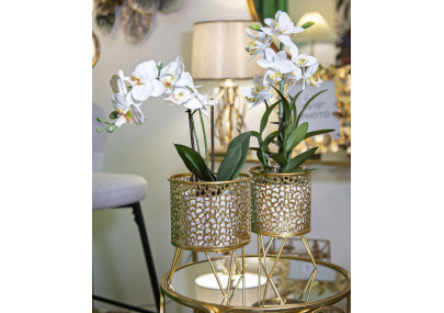 Glam Set of 2 PINY Vase Holders Ø 16X20-13X20 cm - Iron