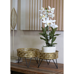 Glam ZANNY Vase Set 2 pcs Ø 20,5X13-18X13 cm - Iron