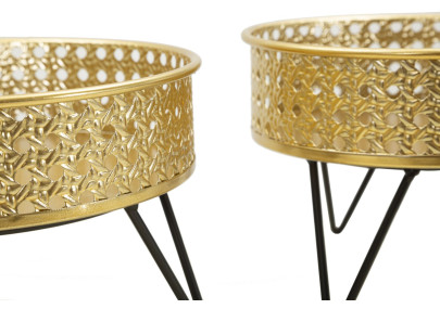 Glam BOSSY Vase Set 2 pcs Ø 20,5X13-18X13 cm - Iron