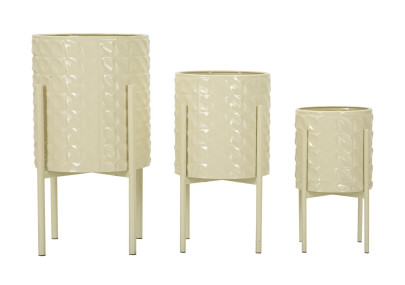 MODERN HGOLDER BETSY Vase Set 3 pcs Ø 36X56,5-30X48,5-24X37,5 cm - Iron