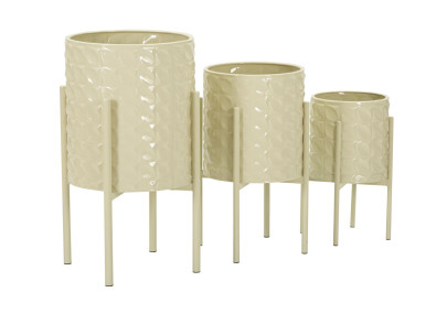 MODERN HGOLDER BETSY Vase Set 3 pcs Ø 36X56,5-30X48,5-24X37,5 cm - Iron