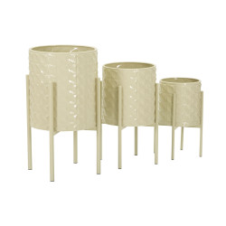 MODERN HGOLDER BETSY Vase Set 3 pcs Ø 36X56,5-30X48,5-24X37,5 cm - Iron