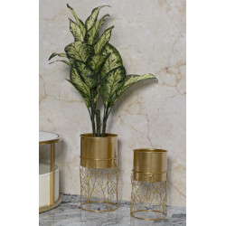 Glam LIVI Vase Set 2 pcs Ø 23X43-20X36 cm - Iron