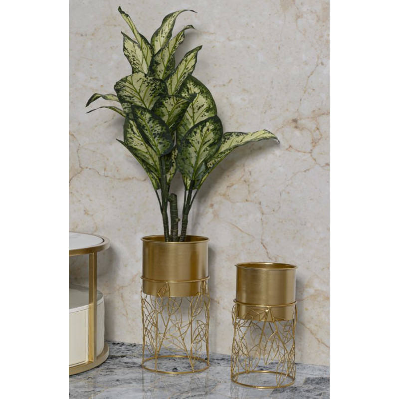 Glam LIVI Vase Set 2 pcs Ø 23X43-20X36 cm - Iron
