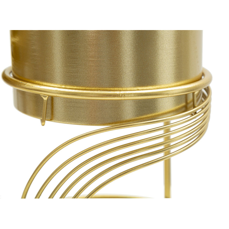 Glam Spiral Vase Stand Set 2 pcs Ø 23X35-20X30 cm - Iron