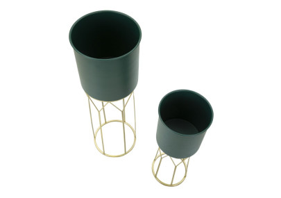 Glam GRENT Stand Set 2 pcs Ø 23X70-19X50 cm - Iron