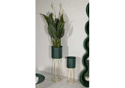 Glam GRENT Stand Set 2 pcs Ø 23X70-19X50 cm - Iron