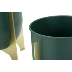 Glam GRENT SHET Vase Stand Set 2 pcs Ø 24,5X26-19X21 cm - Iron