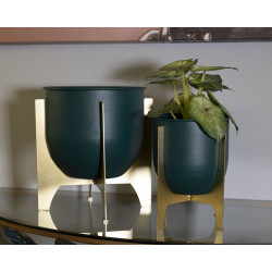 Glam GRENT SHET Vase Stand Set 2 pcs Ø 24,5X26-19X21 cm - Iron