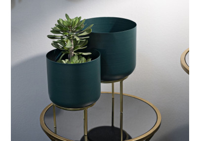 Glam GRENT Vase Stand Set 2 pcs Ø 20X29-16X24 cm - Iron