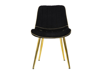 Chaises Paris Nera/Or (set de 2) – Un duo majestueux noir & doré (51×59×79 cm)