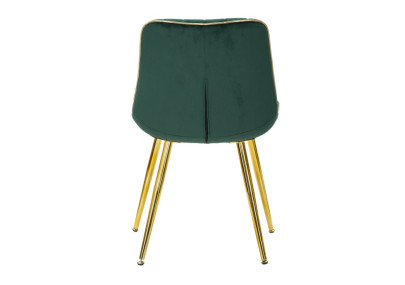 Chaises Paris Vert/Or (set de 2) – L’alliance précieuse du vert royal et de l’or (51×59×79 cm)