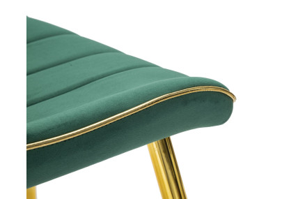 Chaises Paris Vert/Or (set de 2) – L’alliance précieuse du vert royal et de l’or (51×59×79 cm)