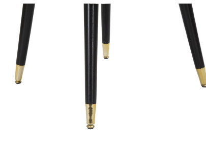 Fauteuil Paris Gris/Or – Subtil contraste pour une élégance urbaine (62×58×78 cm)