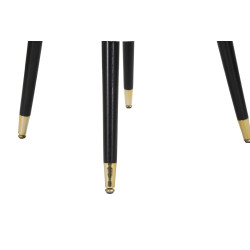 Fauteuil Paris Gris/Or – Subtil contraste pour une élégance urbaine (62×58×78 cm)