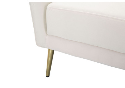 Fauteuil Kiev Crème – Sobriété chic aux lignes élégantes (88×77×74 cm)