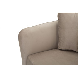 Fauteuil Kiev Gris – Modernité douce au charme neutre (88×77×74 cm)