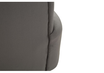 Fauteuil Argenté – Brillance argent pour un style éclatant (73×66×78 cm)