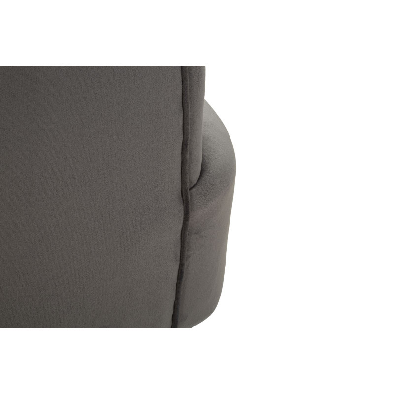 Fauteuil Argenté – Brillance argent pour un style éclatant (73×66×78 cm)