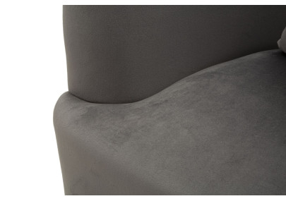 Fauteuil Argenté – Brillance argent pour un style éclatant (73×66×78 cm)