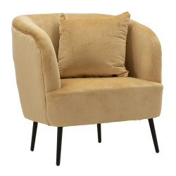 Fauteuil Browy – Chaleur et élégance avec coussins intégrés (73×66×78 cm)