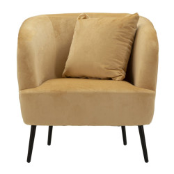Fauteuil Browy – Chaleur et élégance avec coussins intégrés (73×66×78 cm)