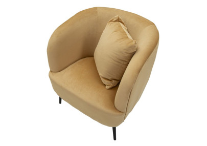 Fauteuil Browy – Chaleur et élégance avec coussins intégrés (73×66×78 cm)