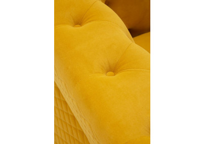 Fauteuil Emy Moutarde – Audace solaire et confort raffiné (104×83×76 cm)