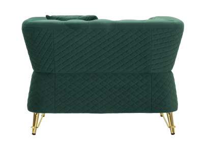 Fauteuil Emy Vert – Élégance naturelle et assise majestueuse (104×83×76 cm)