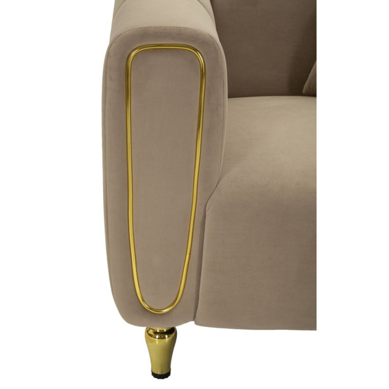 Fauteuil Alma Gris – Sobriété chic et allure moderne (97×81×71 cm)