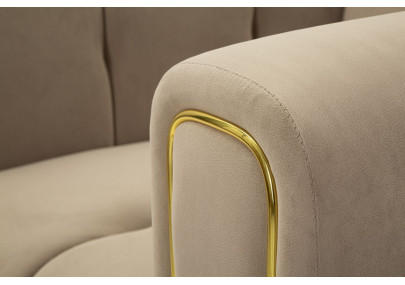 Fauteuil Alma Gris – Sobriété chic et allure moderne (97×81×71 cm)