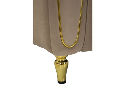 Fauteuil Alma Gris – Sobriété chic et allure moderne (97×81×71 cm)