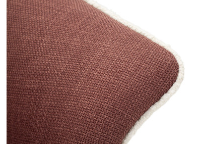 Fauteuil pivotant Siena Bordeaux – Design épuré en rouge profond (83,5×66×80 cm – hauteur assise 42 cm)