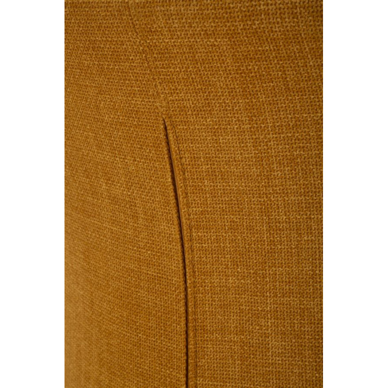 Fauteuil pivotant Siena Senape – Éclat contemporain en jaune moutarde (83,5×66×80 cm – hauteur assise 42 cm)