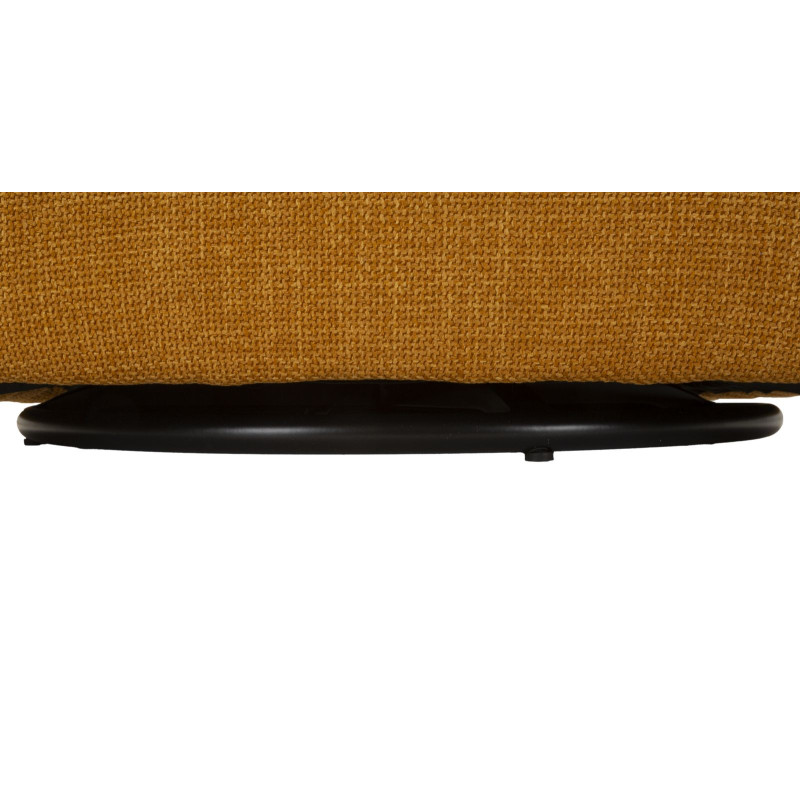 Fauteuil pivotant Siena Senape – Éclat contemporain en jaune moutarde (83,5×66×80 cm – hauteur assise 42 cm)