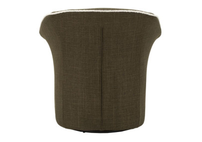 Fauteuil pivotant Siena Vert – Fraîcheur moderne au ton végétal (83,5×66×80 cm – hauteur assise 42 cm)