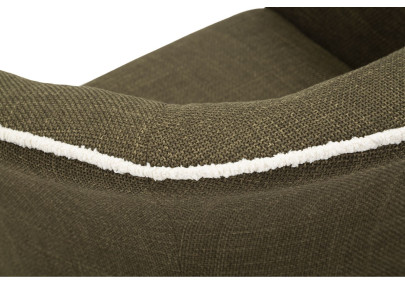 Fauteuil pivotant Siena Vert – Fraîcheur moderne au ton végétal (83,5×66×80 cm – hauteur assise 42 cm)