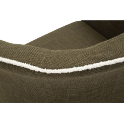 Fauteuil pivotant Siena Vert – Fraîcheur moderne au ton végétal (83,5×66×80 cm – hauteur assise 42 cm)