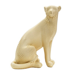 Léopard Doré Figé dans sa Course Royale – CM 23X15,5X29