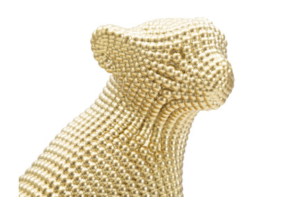 Léopard Doré Figé dans sa Course Royale – CM 23X15,5X29