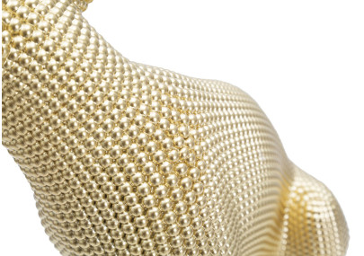 Léopard Doré Figé dans sa Course Royale – CM 23X15,5X29