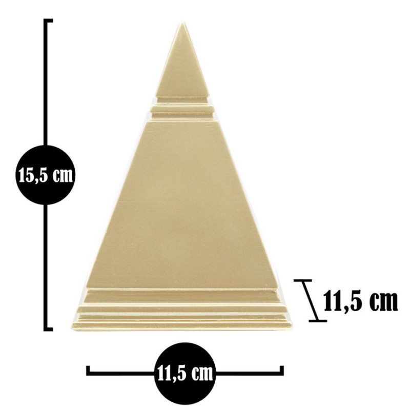 Pyramide Dorée, Joyau des Civilisations Perdues – CM 11,5X11,5X15,5