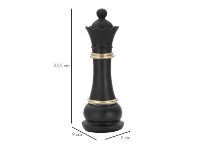 Reine Noire et Or, Sceptre d’Ombre et de Lumière – CM Ø 9X25,5