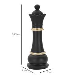 Reine Noire et Or, Sceptre d’Ombre et de Lumière – CM Ø 9X25,5